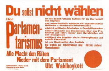 KAPD Plakat von 1920