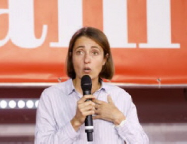 CGT Generalsekretärin Sophi Binet CGT Generalsekretärin Sophi Binet