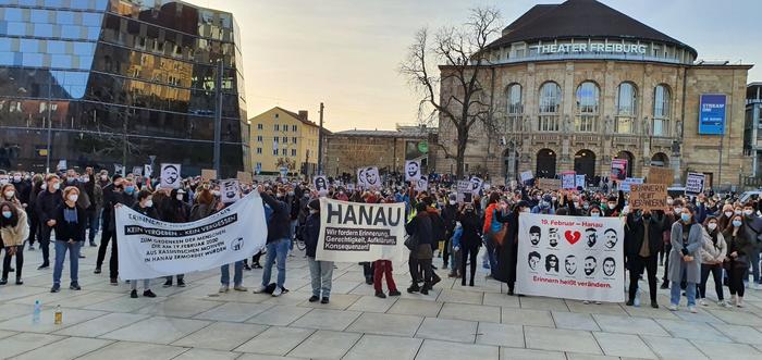 Demonstration und Fahradkundgebung in Freiburg