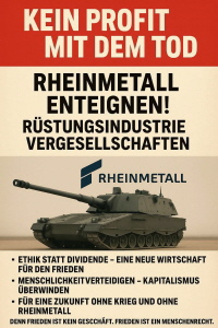 Rheinmetall abrüsten !