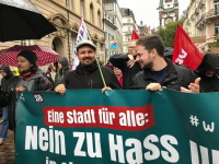 Spontandemonstration in Freiburg